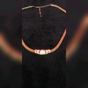 Gem Pearl Adjustable Gold Chocker